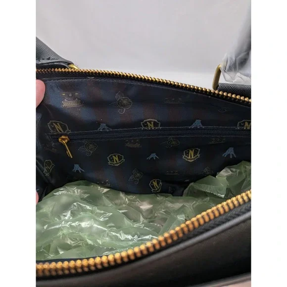 Loungefly Wednesday Typewriter Crossbody Bag NWT - Picture 11 of 11